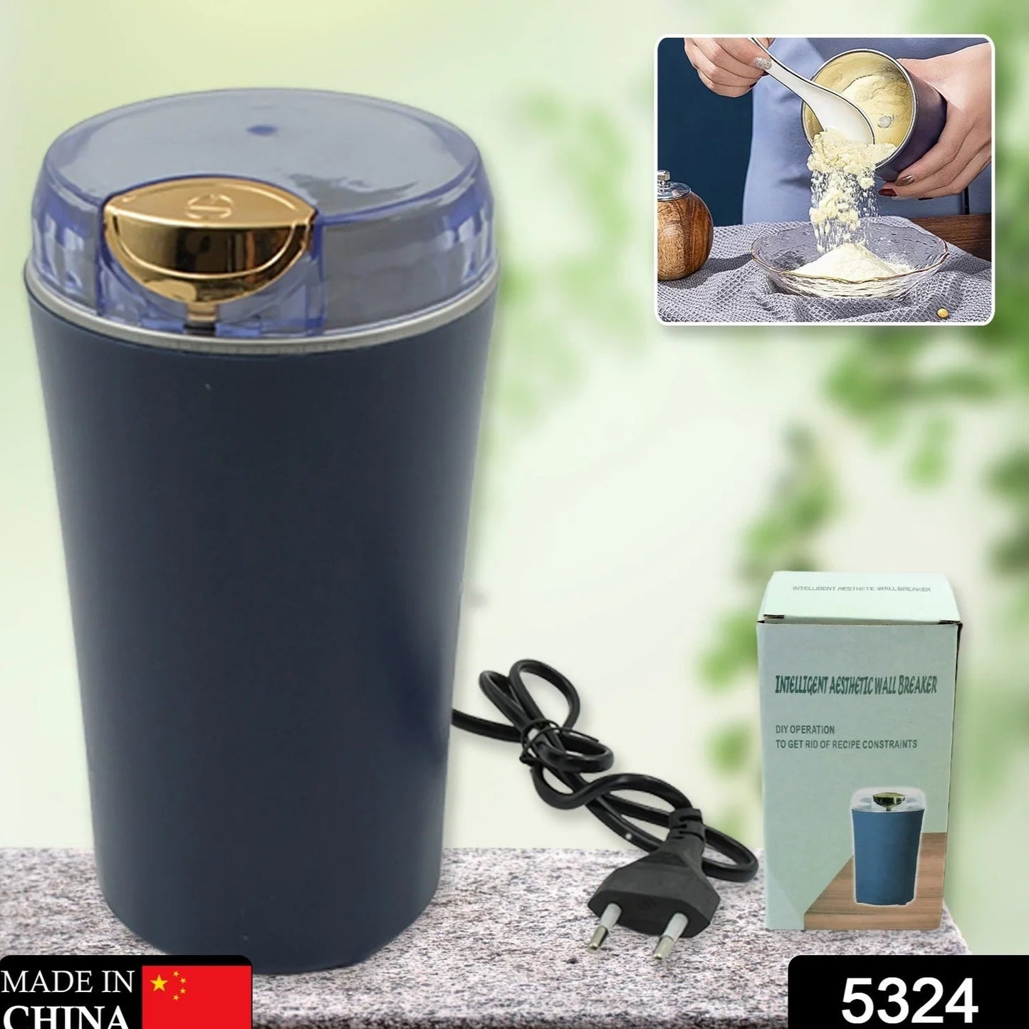 Mini Portable Mixer Grinder – Coffee & Spice Grinding Machine for Home & Travel