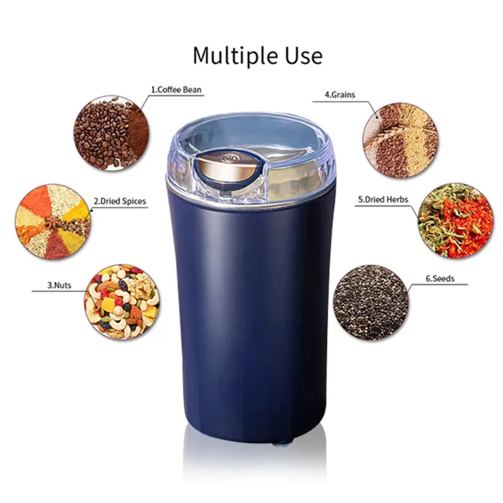 Mini Portable Mixer Grinder – Coffee & Spice Grinding Machine for Home & Travel